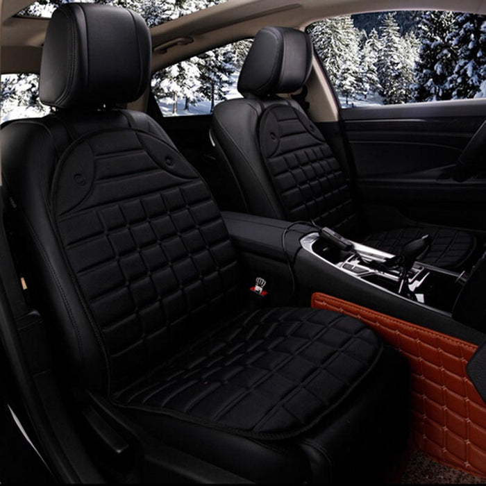 Electric Heated car seat Cushion Winter Car seat Pad Car Heated Seat Covers Universal Conjoined Supplies Black Gray