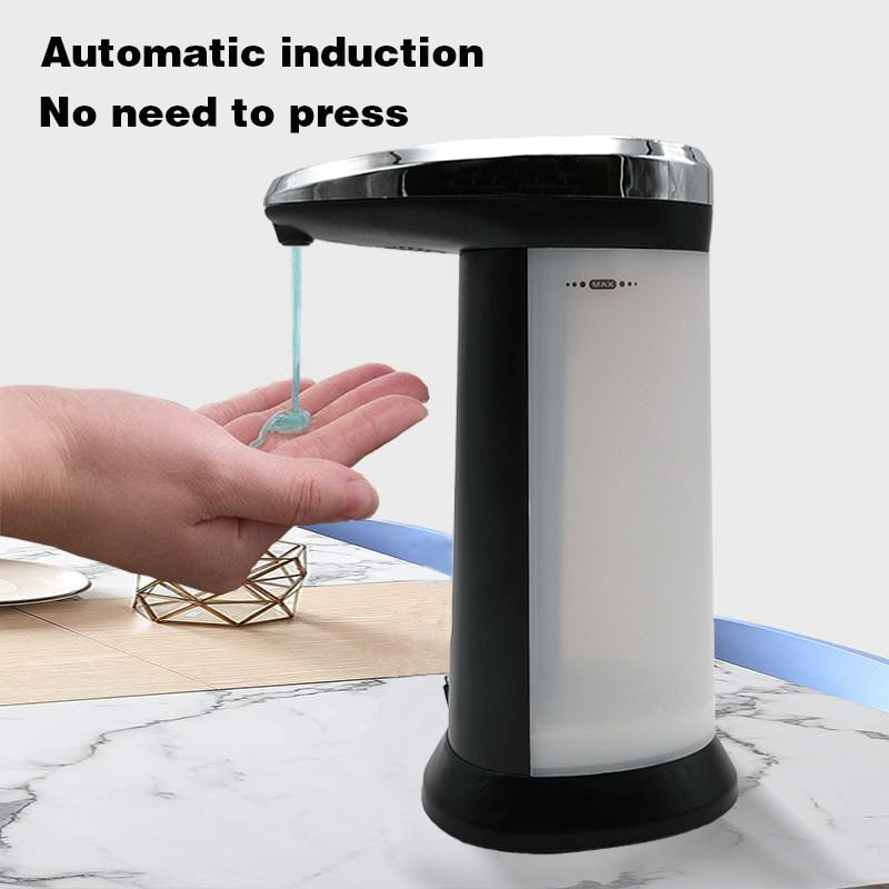 Touchless 400ML Automatic Smart Soap Liquid Dispenser Infrared Motion Sensor Pump for Bathroom Kitchen Toilet