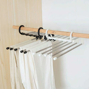 Multifunctional Clothes Hanger Storage Pants Cloth Hangers Storage Rack Multilayer Cloth Hanger Closet Organizer